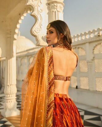 Mouni Roy Turns Heads in a Backless Gown at an Industry Event