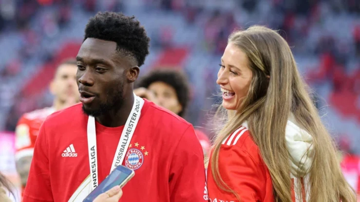 Alphonso Davies & Sheyenne Jen