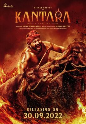 The sports drama movie Kantara was written and directed by Rishab Shetty