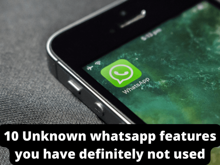 10 Unknown whatsapp features you have definitely not used