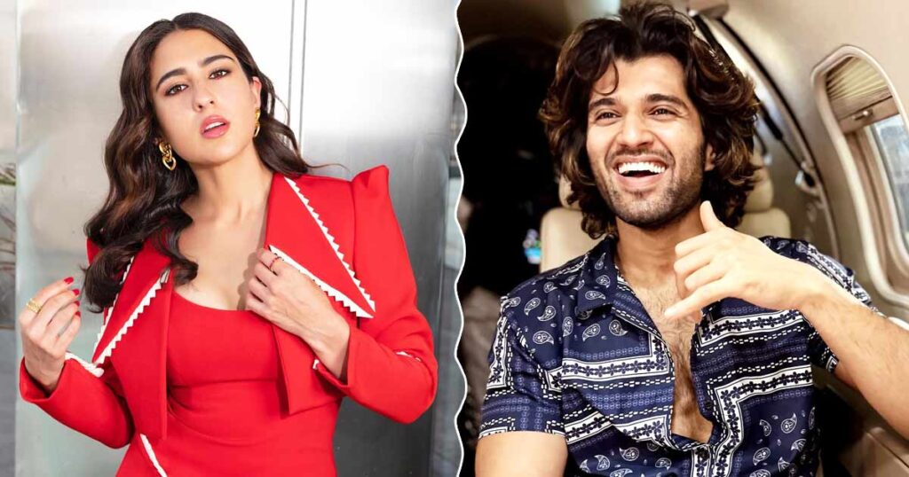 Vijay Deverakonda with Sara Ali Khan