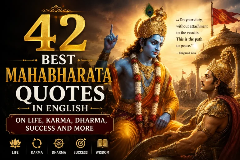 Best Mahabharata Quotes in English