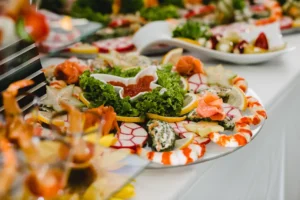 healthy food options at wedding