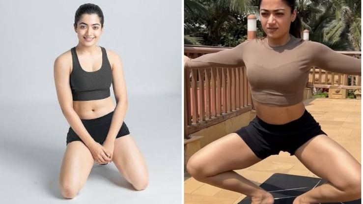 Rashmika Mandanna workout pics