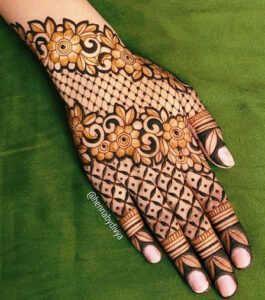 Intricate Back Hand Mehndi Design