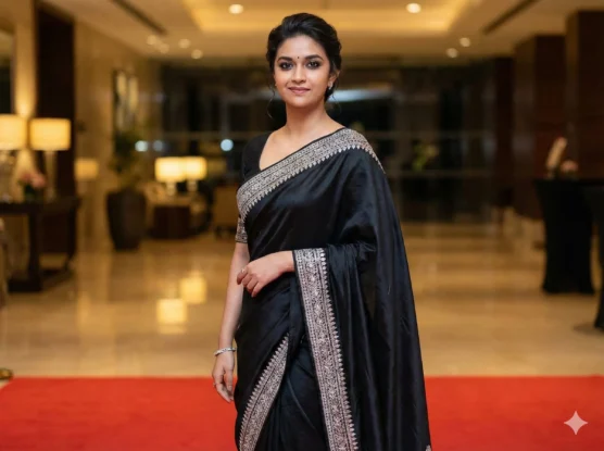 Keerthy Suresh in Black Saree