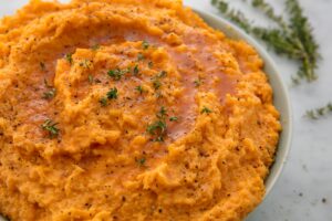 Mashed Sweet Potatoes thanksgiving