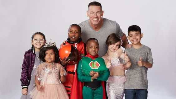 John Cena with kids