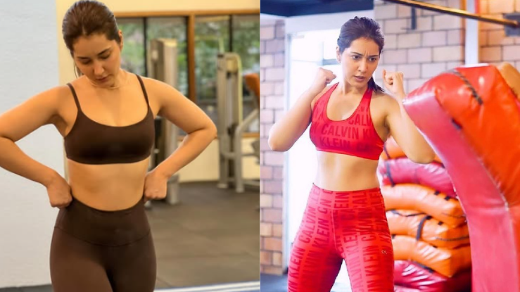 Rashi Khanna sexy gym pics