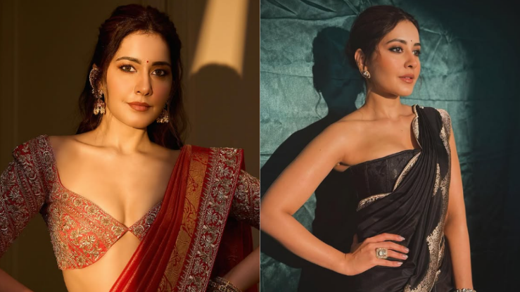 Rashi Khanna Hot Saree Pics