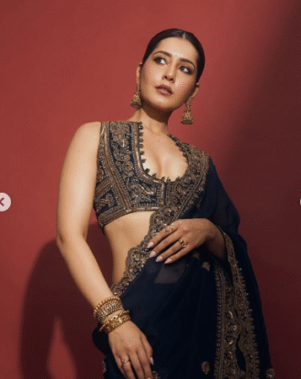 Rashi Khanna hot saree look