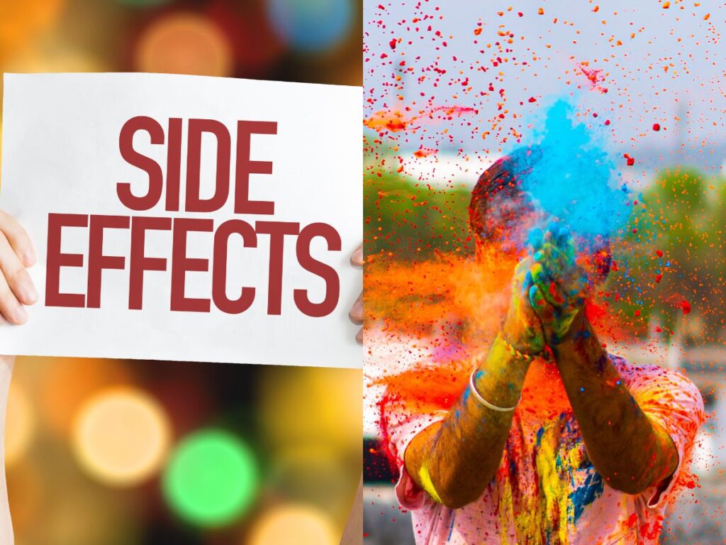 5 most common side effects of playing Holi