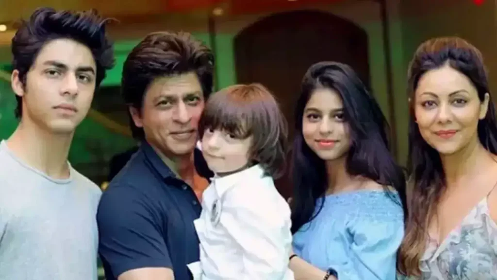 SRK with his Kids