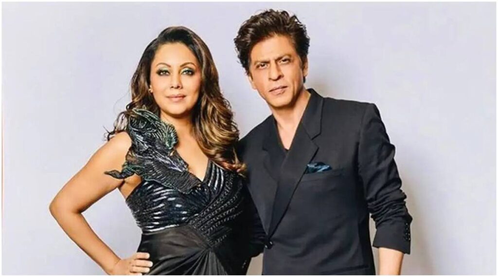 SRK with his Wife