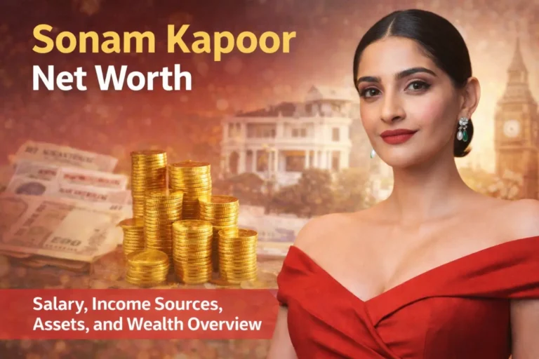Sonam Kapoor Net Worth 2026: Salary, Income Sources, Assets, and Wealth Overview Sonam Kapoor Net Worth