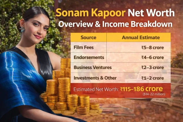 Sonam Kapoor Net Worth Overview and Income Breakdown