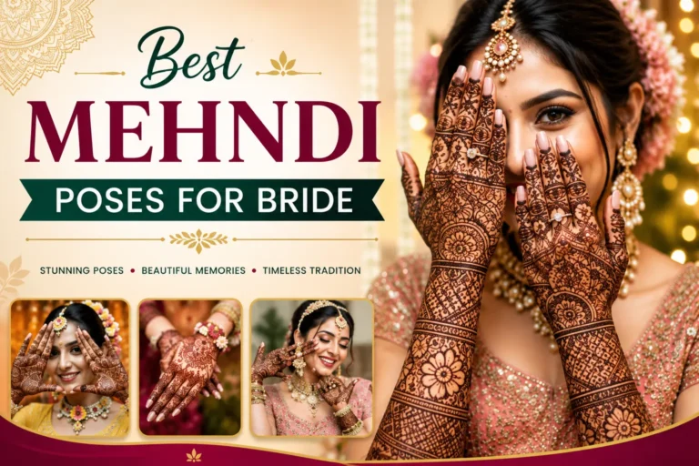 Best Mehndi Poses for Bride