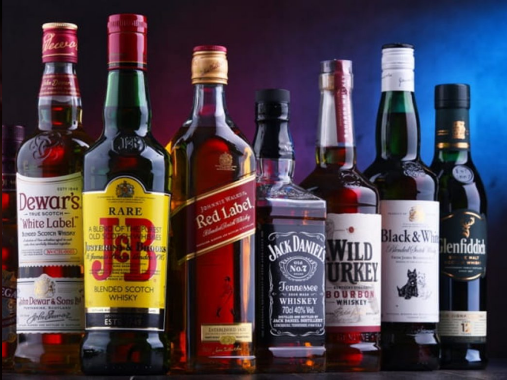 Top 10 Whiskey Brands with the Highest Alcohol Content in India