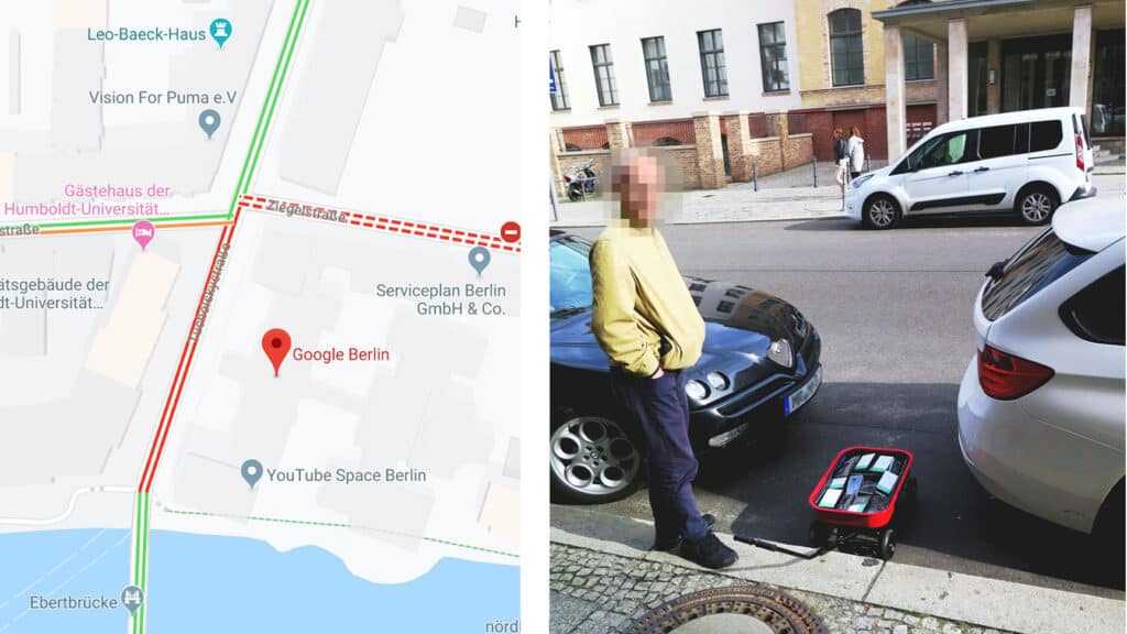 Google Maps occasionally captures unexpected events