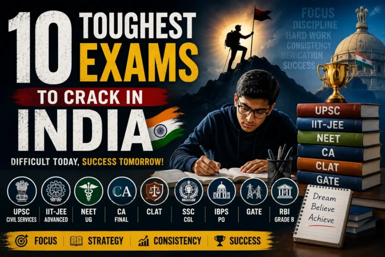 10 Toughest Exams to Crack in India
