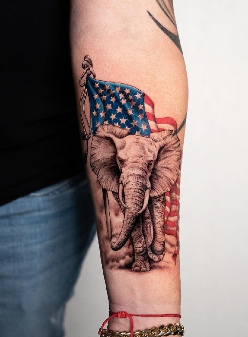 Top 23 Creative American Flag Tattoo Designs That Defines Your Patriotism Gorgeously