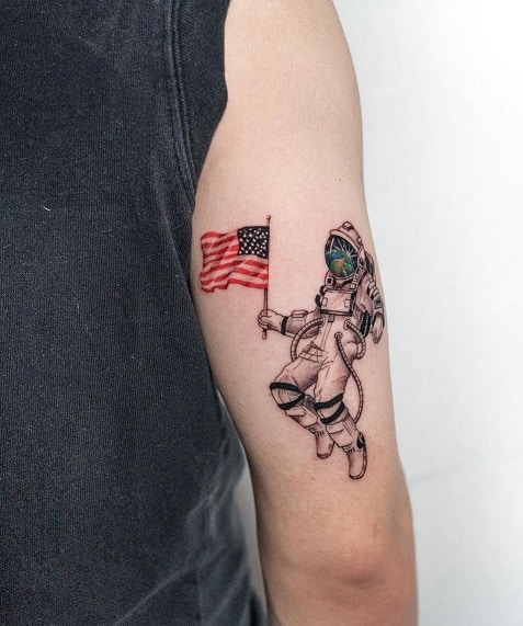 Top 23 Creative American Flag Tattoo Designs That Defines Your Patriotism Gorgeously