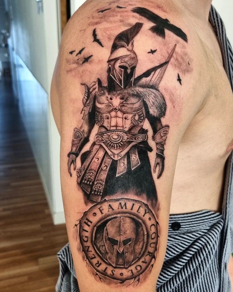 Top 25 Artistic Spartan Tattoo Designs with Deep Meanings