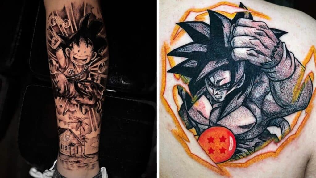 Top 30 Dragon Ball Z Tattoo Designs for All the OG Anime Fans