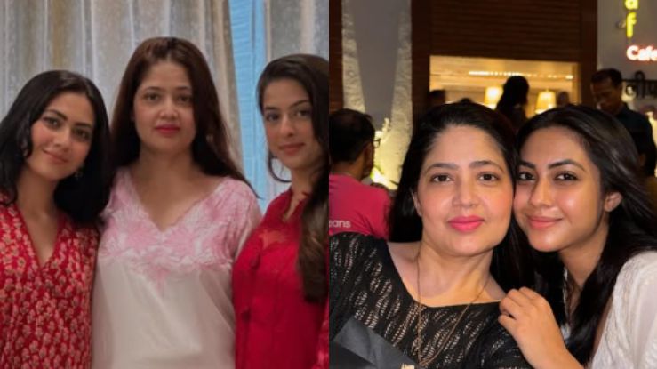 Reem Shaikh with her mother Sheetal Shaikh