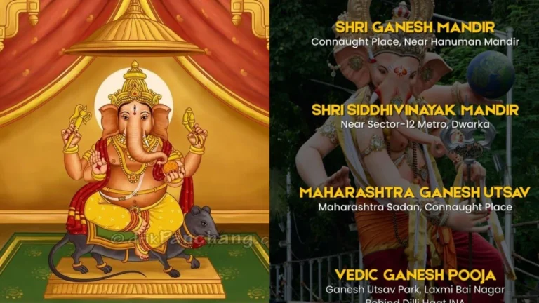 Top Places to Celebrate Ganesh Chaturthi in Delhi