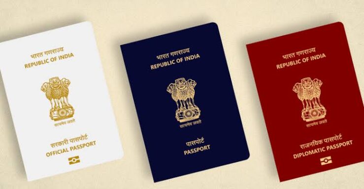 Passport colours in india