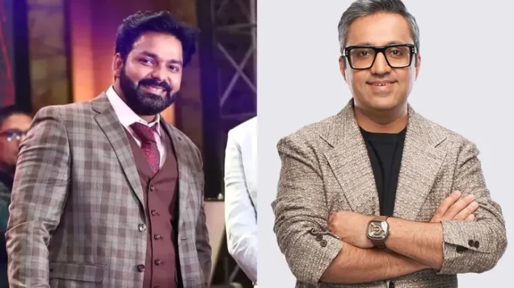 Ashneer Grover and Pawan Singh in Rise and Fall Show