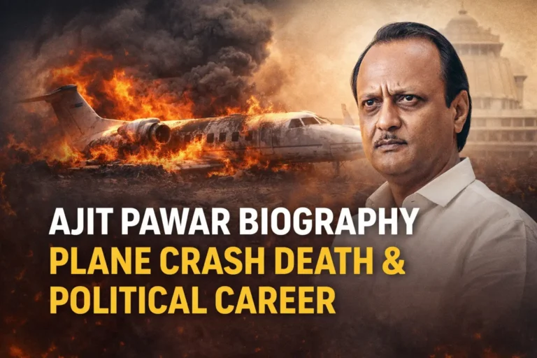 Ajit Pawar Biography: Tragic Death in Plane Crash and His Political Career Ajit Pawar Biography: Tragic Death in Plane Crash and His Political Career