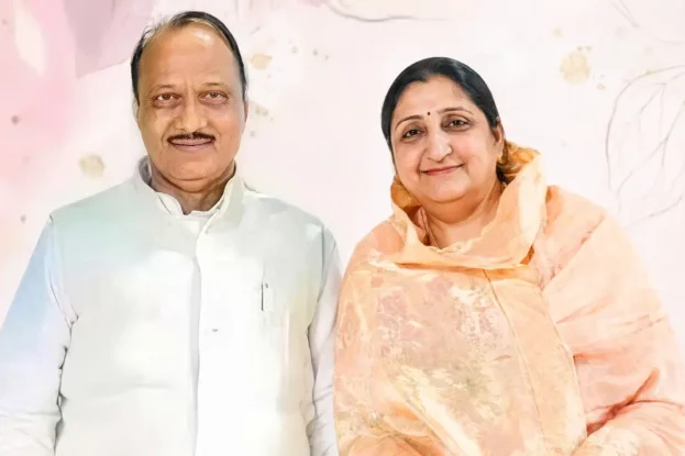 Ajit Pawar and Sunetra Pawar
