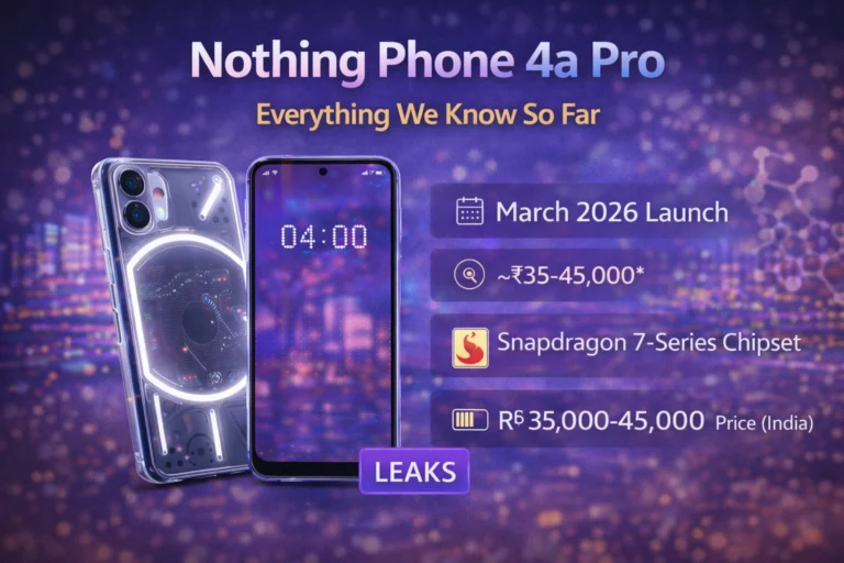 Nothing Phone 4a Pro: Everything We Know So Far