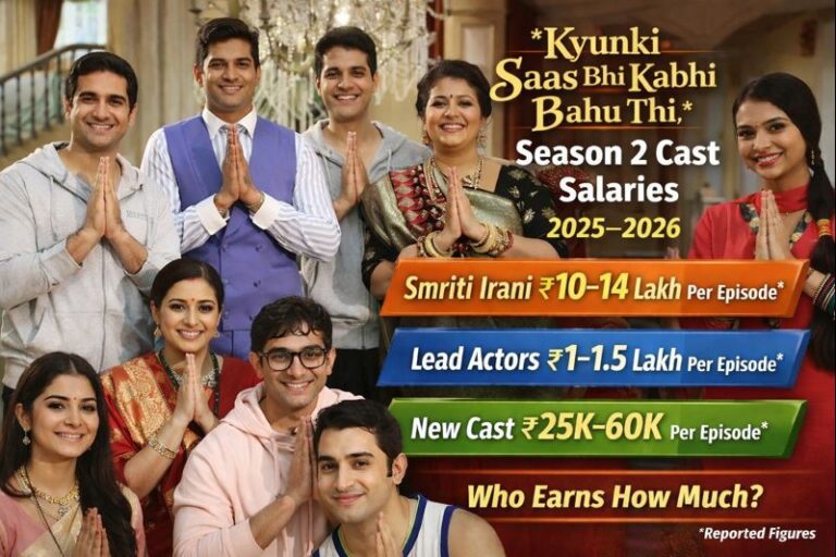 Kyunki Saas Bhi Kabhi Bahu Thi Cast Fees