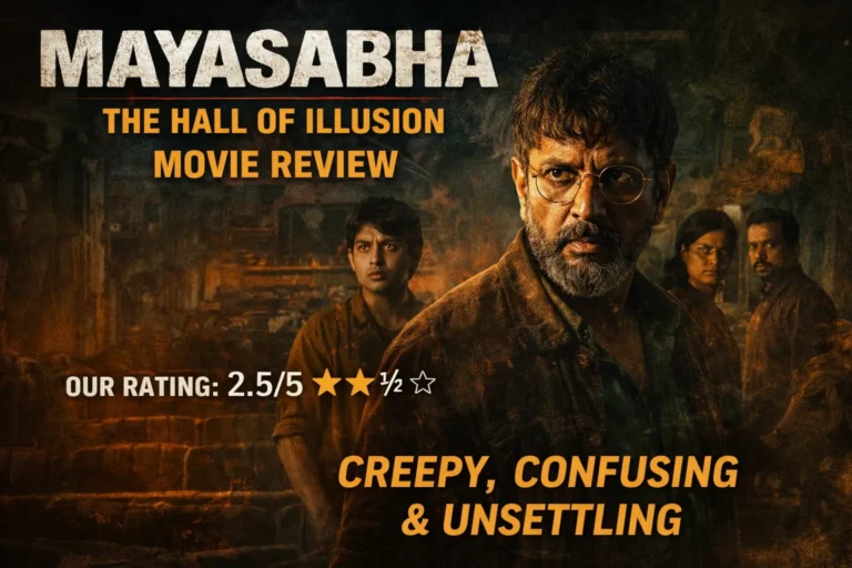 Mayasabha – The Hall of Illusion Movie Review: A Dark, Experimental Mind Game Set Inside a Forgotten Cinema Mayasabha – The Hall of Illusion Movie Review