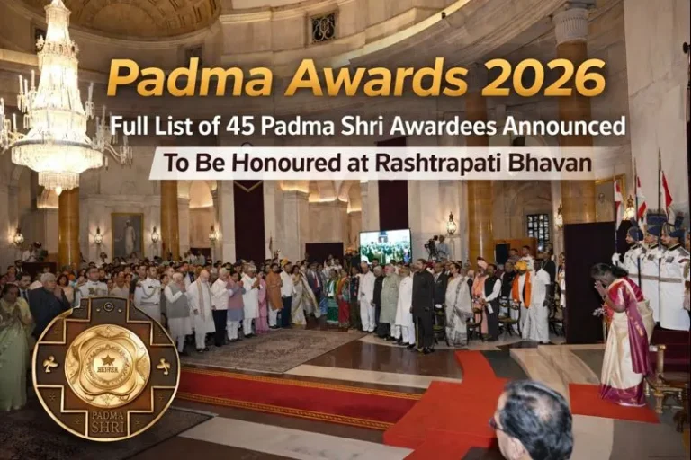 45 Padma Shri Awardees Honoured Ahead of Republic Day