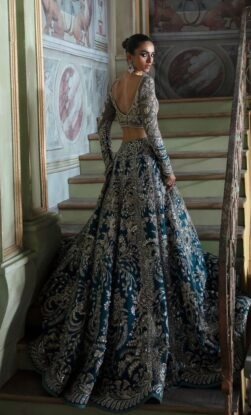 Non-traditional bridal lehenga colors