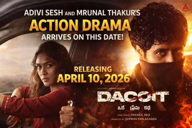 Adivi Sesh and Mrunal Thakur’s Action Drama Arrives on This Date