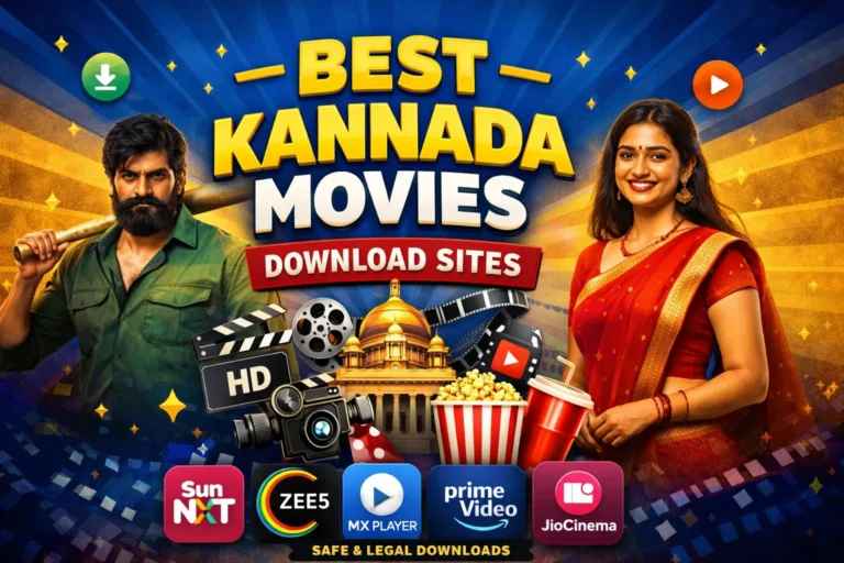 Best legal Kannada movies download sites with OTT platforms like SunNXT, Zee5, MX Player, Amazon Prime Video and JioHotstar