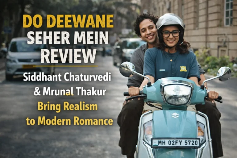 Do Deewane Seher Mein Review: Siddhant Chaturvedi and Mrunal Thakur Bring Realism to Modern Romance Do Deewane Seher Mein Review: Siddhant Chaturvedi and Mrunal Thakur Bring Realism to Modern Romance