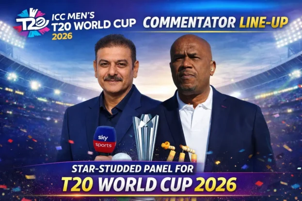 Star-Studded Commentary Panel Confirmed for ICC Men’s T20 World Cup 2026