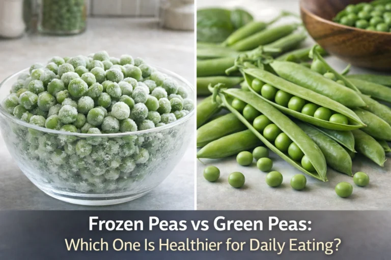 Frozen Peas vs Green Peas: Which One Is Healthier for Daily Eating?