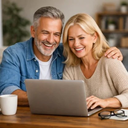 Happy Couple Enjoying Time Together