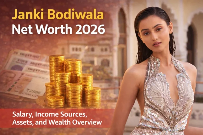 Janki Bodiwala Net Worth 2026: Salary, Income Sources, Assets, and Wealth Overview