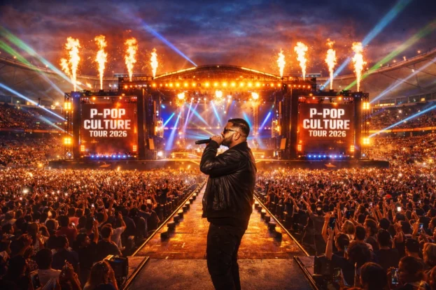 Karan Aujla live at P-POP 2026