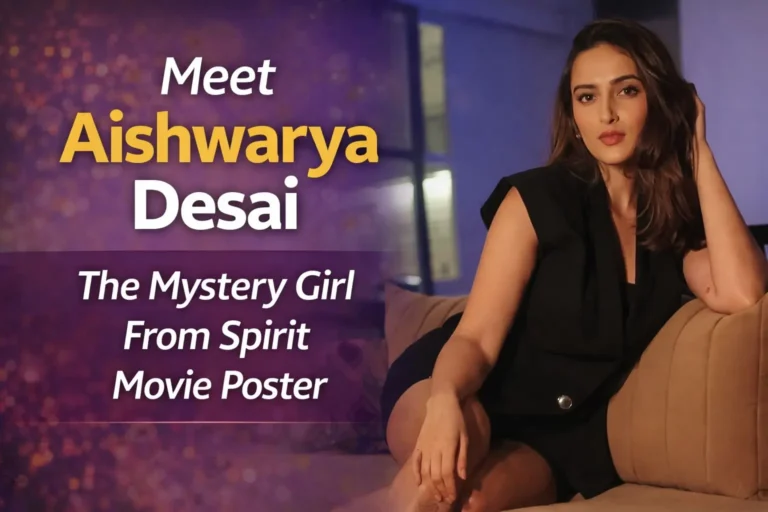 Meet Aishwarya Desai: The Mystery Girl From the Spirit Movie Poster Starring Prabhas Meet Aishwarya Desai: The Mystery Girl From the Spirit Movie Poster Starring Prabhas