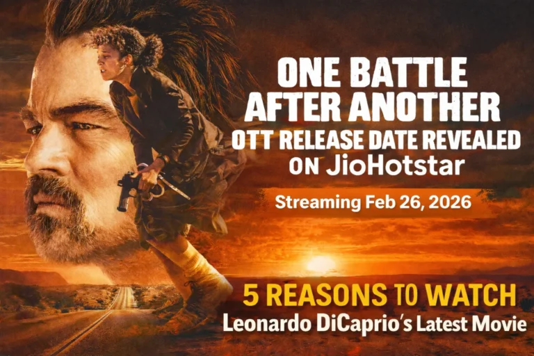 One Battle After Another OTT Release Date Revealed: 5 Reasons to Watch Leonardo DiCaprio’s Latest Movie on JioHotstar One Battle After Another OTT Release Date Revealed: 5 Reasons to Watch Leonardo DiCaprio’s Latest Movie on JioHotstar