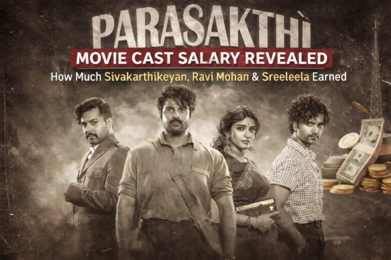 Parasakthi Movie Cast Salary Revealed: How Much Sivakarthikeyan, Ravi Mohan & Sreeleela Earned Parasakthi Movie Cast Salary Revealed